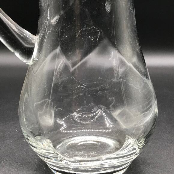 Southern Living at Home Tribeca Hand Blown Beverage Pitcher w Ice Lip 11.25" T - Picture 6 of 13